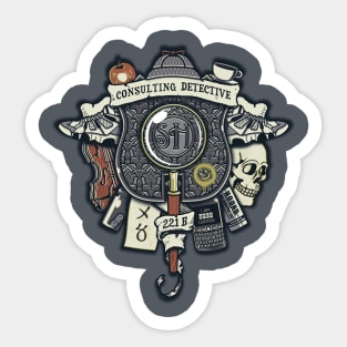 Consulting Detective Crest Sticker